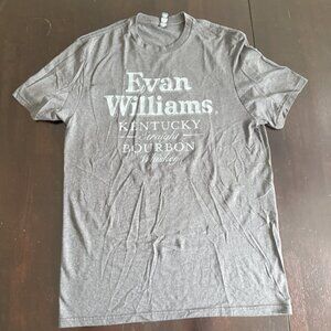 Men's gray t-shirt, large, Evan Williams Bourbon